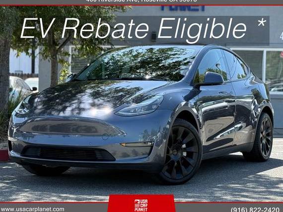 TESLA MODEL Y 2022 7SAYGDEE9NF557382 image